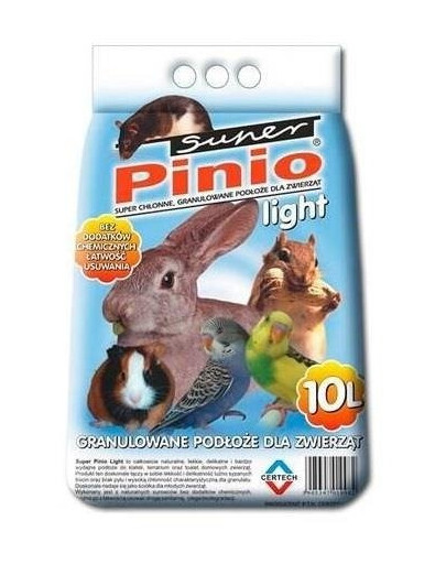 Super Benek Pinio Light stelivo pro kočky 10 l
