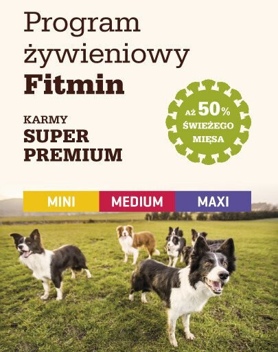 Fitmin Medium Performance granule pro dospělé psy středních plemen se zvýšeným obsahem energie 15 kg