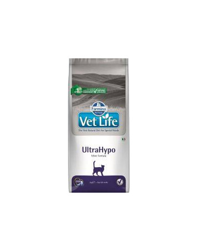 Farmina Vet Life ULTRAHYPO Cat 2 kg granule pro dospělé alergické kočky