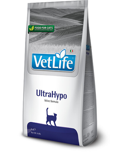 Farmina Vet Life ULTRAHYPO Cat 2 kg granule pro dospělé alergické kočky