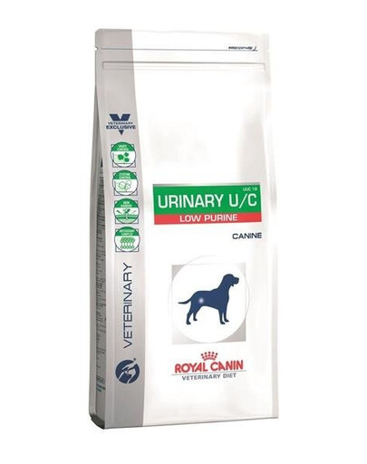 Royal Canin Dog Urinary U/C Low Purine 2 kg granule pro psy s opakovanými metabolickými kameny