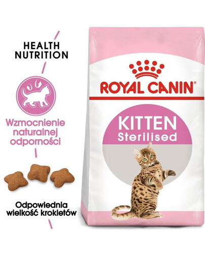 Royal Canin Second Age Kitten Sterilised granule pro koťata po sterilizaci 2 kg