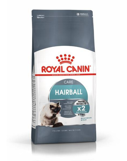 Royal Canin Hairball care 0,4 kg granule pro kočky žijící uvnitř k odstranění chlupových kuliček