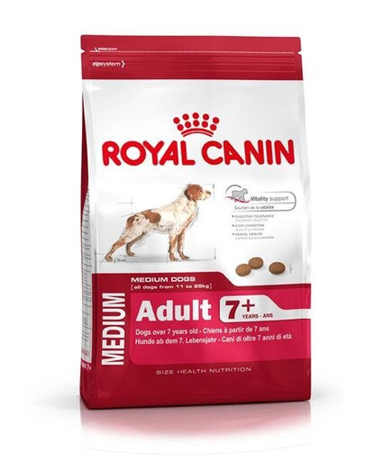 Royal Canin Medium Adult 7+ 15 kg - granule pro psy středních plemen