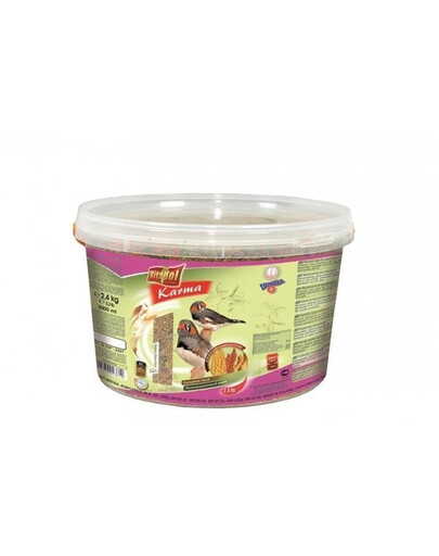 Vitapol  krmivo pro zebřičky a exotické ptactvo 2,4 kg