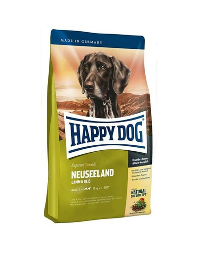 Happy Dog Supreme Sensible New Zealand granule pro psy 12,5 kg