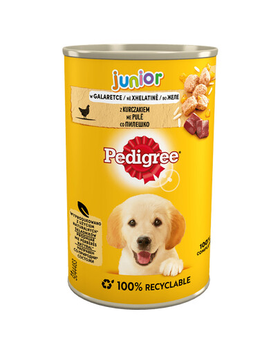 Pedigree Junior konzerva pro štěňata s kuřecím masem 400 g