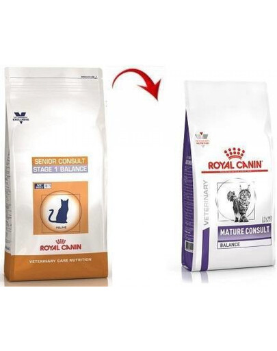 Royal Canin Cat Senior Consult Stage 1 Balance 0,4 kg granule pro starší kočky bez viditelných známek stárnutí a se sklonem k nadváze 