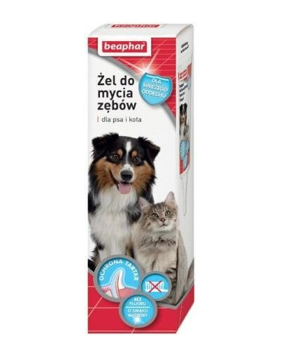 Beaphar gel na zubní kartáčky pro psy a kočky 100 g 