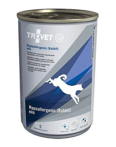 TROVET Hypoallergenic králík RRD krmivo pro psy 400 g