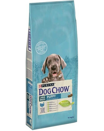 Purina Dog Chow Large Breed Puppy - granule pro štěňata velkých plemen krůta 14 kg