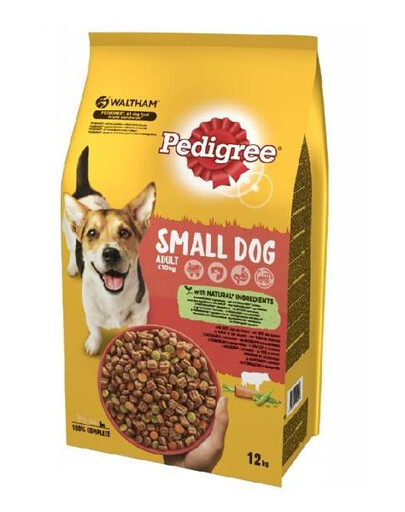 Pedigree Adult (malá plemena) - granule pro psy s hovězím masem a zeleninou 12 kg