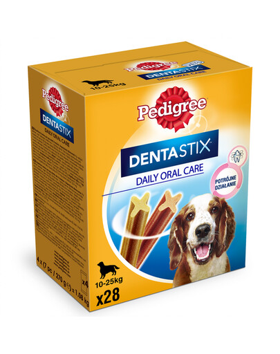 Pedigree DentaStix (střední plemena) dentální pamlsky pro psy 28 ks