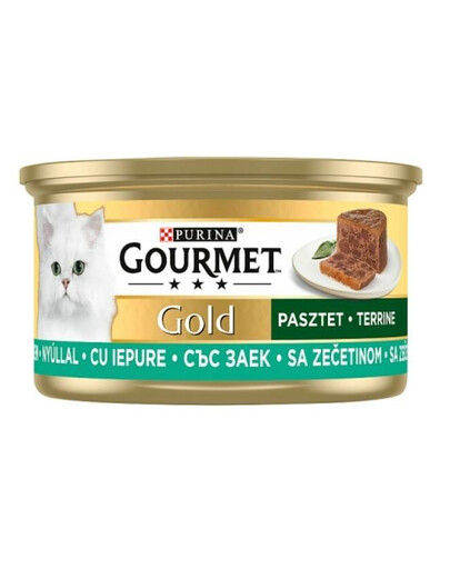 Purina Gourmet Gold konzerva s králíkem 85 g