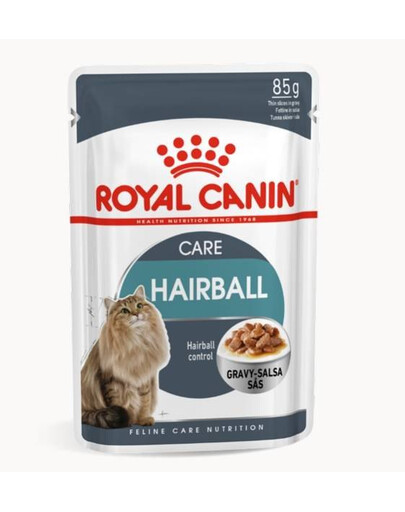 Royal Canin Care Hairball in Sauce 85 g kapsička pro kočky s citlivou kůží a srstí v omáčce