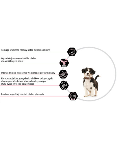 Purina Pro Plan Optiderma Medium Puppy Sensitive Skin 12 kg - granule pro štěňata středních plemen s citlivou kůží