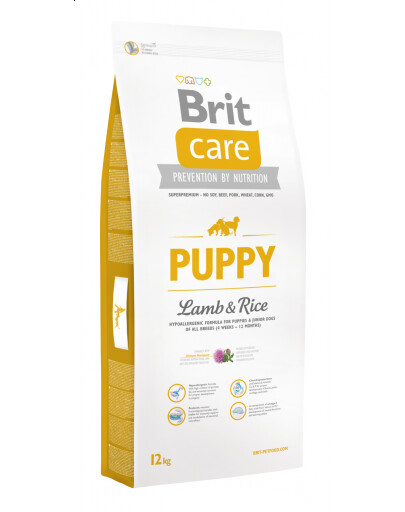 Brit Care Puppy Lamb & Rice granule pro štěňata jehněčí s rýží 12 kg
