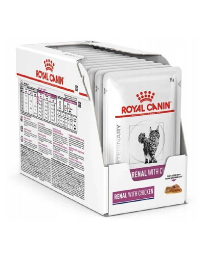 Royal Canin Veterinary Cat Renal with Beef 85 g - krmivo pro dospělé kočky s hovězím masem