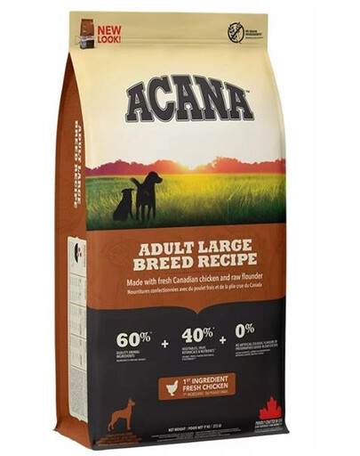 Acana Adult Large Breed 1granule pro dospělé psy velkých plemen 17kg