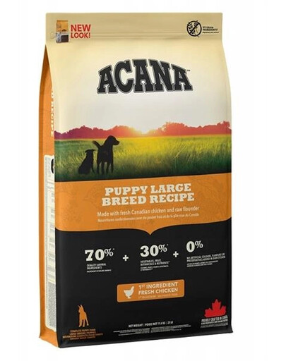 Acana Puppy Large Breed granule pro štěňata velkých plemen, 17kg