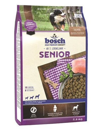 Bosch PetFood Bosch Senior 2,5 kg granule pro starší psy