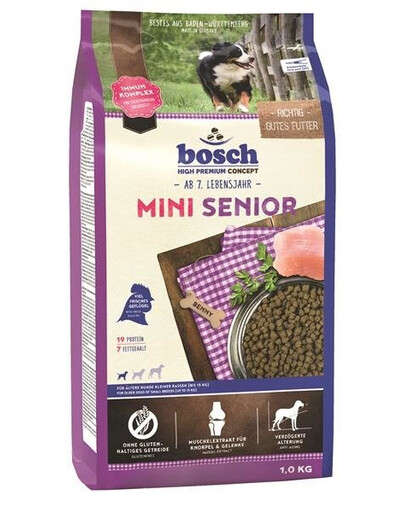 Bosch PetFood Bosch Mini Senior 1 kg granule pro starší psy malých plemen