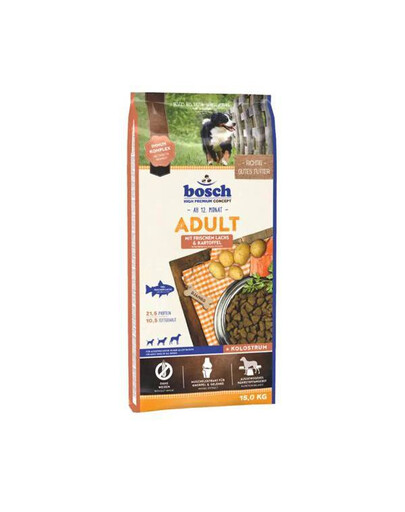 Bosch Adult Losos & Potatoes 15 kg granule pro dospělé psy