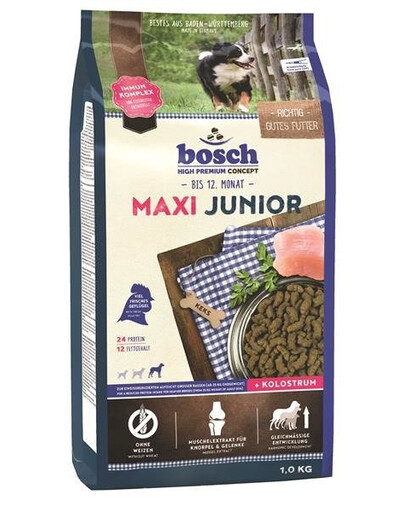 Bosch PetFood Bosch Maxi Junior 1 kg granule pro mladé psy velkých plemen