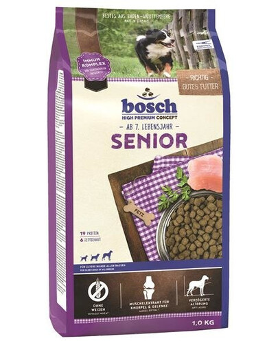 Bosch PetFood Bosch Senior 1 kg granule pro starší psy