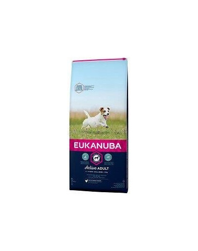 Eukanuba Adult Small Breed Chicken 15 kg granule pro psy s kuřecím masem
