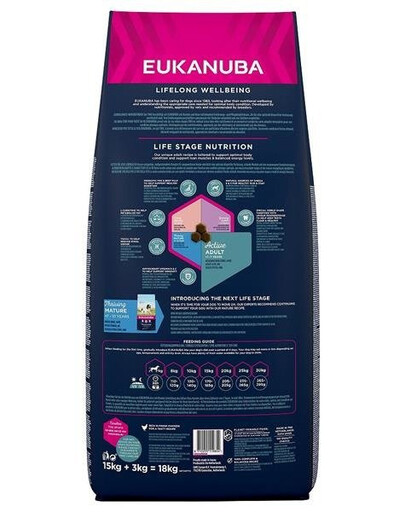 Eukanuba Adult Medium Breed Chicken granule pro psy kuře 3 kg