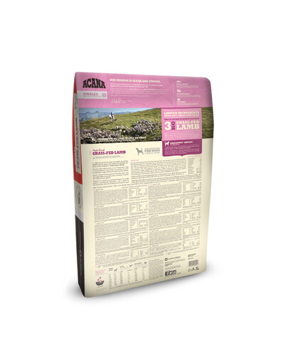 Acana Grass - Fed Lamb bezobilné granule pro psy, 17 kg balení