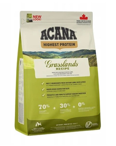 Acana Grasslands Dog 2 kg - granule pro psy bez obilovin