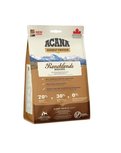 Acana Ranchlands Dog 2 kg - granule pro psy s velkým obsahem masa