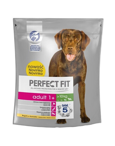 Perfect Fit Adult 1+ Rich in Chicken M/L 825 g granule pro dospělé psy středních a velkých plemen 825 g