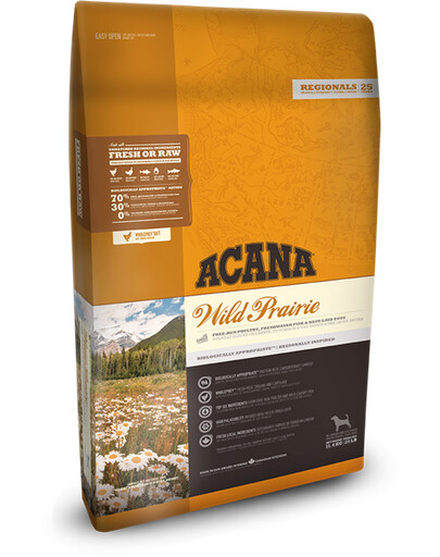 Acana Wild Prairie Dog 11,4 kg granule pro psy