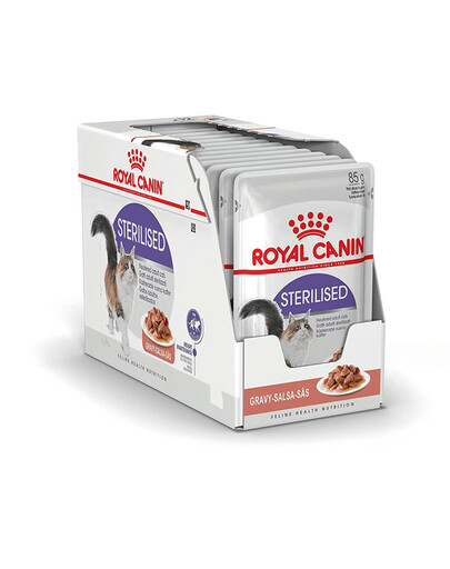 Royal Canin Sterilised sada kapsišek pro sterilizované kočky 12x 85 g