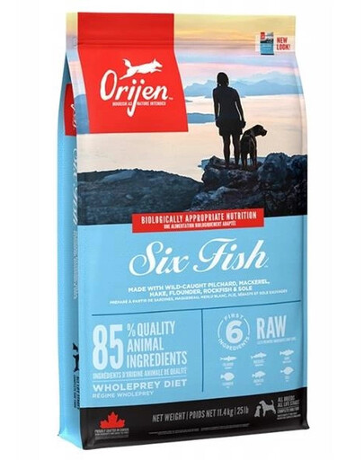 Orijen 6 Fish Dog 2 kg granule pro psy s rybami