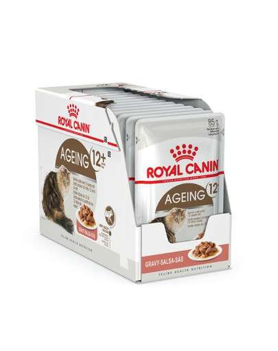 ROYAL CANIN Ageing +12 kapsičky pro dospělé kočky v omáčce 12x 85 g