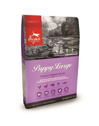 Orijen Puppy Large 6 kg - granule pro štěňata velkých plemen