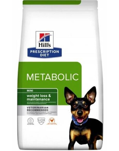 HILL'S Prescription Diet Canine Metabolic krmivo pro dospělé psy pro malá plemena s nadváhou 6 kg
