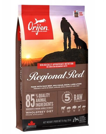 Orijen Regional Red granule pro psy 2 kg