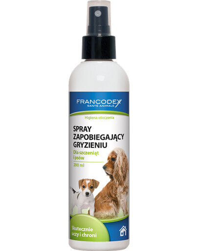 Francodex sprej zabraňující kousání nábytku pro štěňata a psy 200 ml