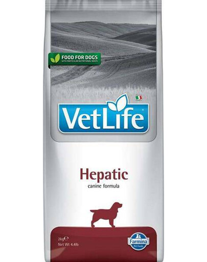 Farmina Vet Life DOG HEPATIC 2 kg - granule pro psy s onemocněním jater