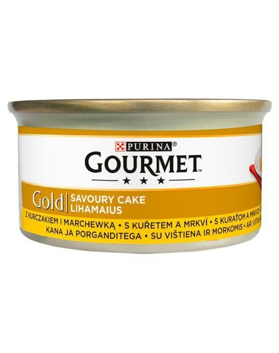 Purina Gourmet Gold konzerva s kuřecím masem a mrkví 85 g 
