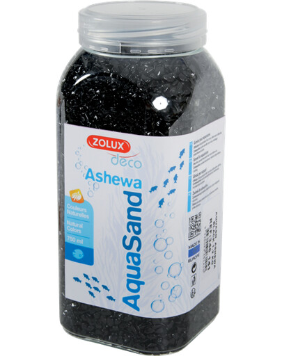 Zolux Aquasand ASHEWA dekorativní akvarijní štěrk černý 750 ml 