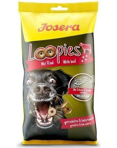 Josera Loopies WithBeef 150 g masové kousky s hovězím masem 150 g