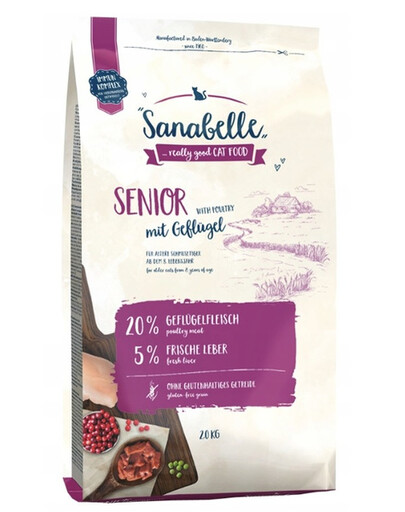 BOSCH Sanabelle Senior granule pro starší kočky 2 kg