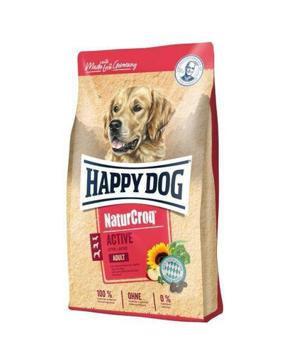 HAPPY DOG NaturCroq Active Adult 15 kg granule pro aktivní dospělé psy 15 kg