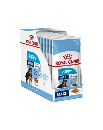 ROYAL CANIN Maxi Puppy kapsičky v omáčce pro štěňata do 15 měsíců, velká plemena 10x 140 g